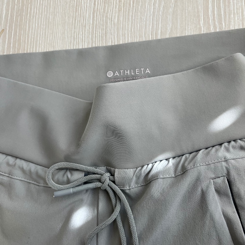 Athleta Joggers Size 2 Light Grey Gray
